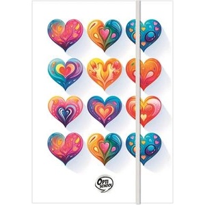 OPTISCHOOL Кутия за тетрадки, A4, OPTISCHOOL „Love (27IFB00-005)