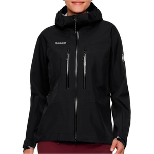 Mammut Дамско водоустойчиво яке Mammut Women's Taiss Hardshell Hooded Jacket Waterproof jacket - Black (102-4976-0112)