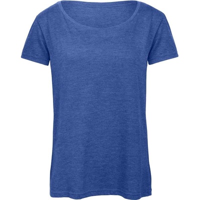 B&C Triblend /women Dámske tričko modrá heather royal