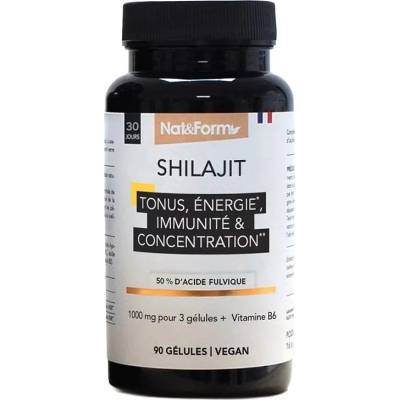 Nat&Form Шилажит + Витамин B6, 90 капсули, Nat&Form (028913 (NUTR-SHI))