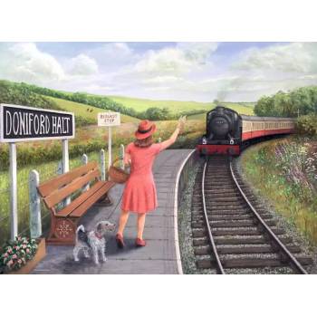 Ravensburger - Puzzle The Request Stop - 500 piese