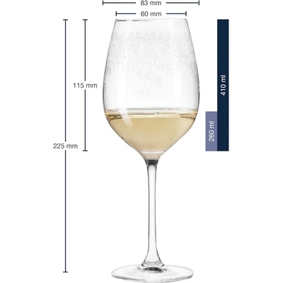 Leonardo sklenice na bílé víno CHATEAU 410 ml