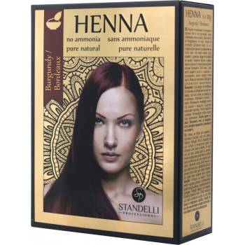 Standelli professional Henna 100% přírodní barva na vlasy Burgundy vínová 6 x 10 ml