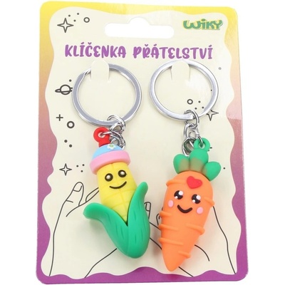 Přívěsek na klíče Zelenina 2 ks