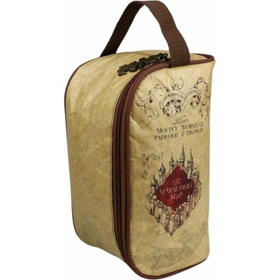CurePink Dámská kosmetická taška Harry Potter Marauder's Map 25 x 13 x 12 cm 92822