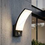 Brilagi - led външно стенен осветител с сензор arcelo led/9w/230v ip44 (bg2186)