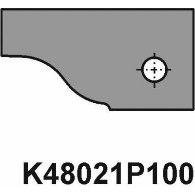 VBD pro sadu fréz na dveře - dlouhý čep K48021P100