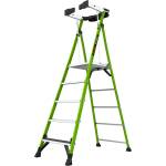 Little Giant Ladder Стълба с платформа от фибростъкло Little Giant Fortress 5 стъпала и защитно ограждение (19305EN)