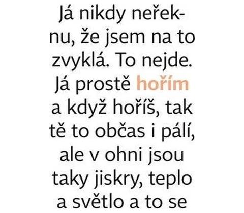 Hořím