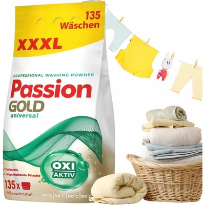 Passion Gold Univerzální Prací Prášek 8,1 kg 135 PD