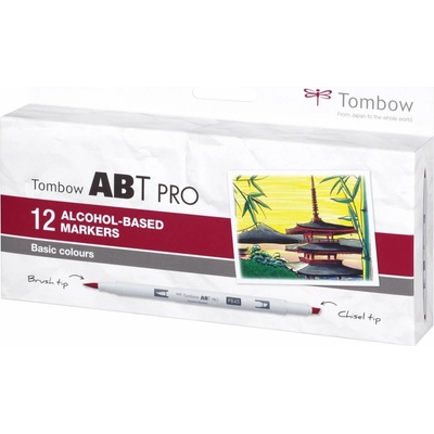 Tombow ABT Pro Basic colors 12 ks ABTP-12P-1