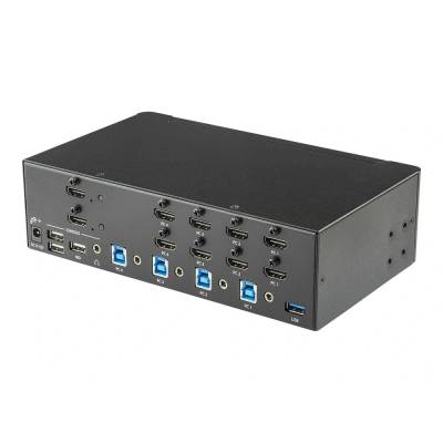 StarTech StarTech. com SV431DHD4KU KVM превключвател Монтаж в сървърен шкаф Черен (SV431DHD4KU)
