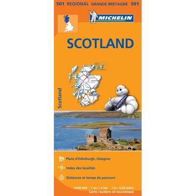 mapa Scotland 1:400 t.,Edinburgh,Glasgow