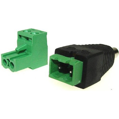 Konektor DC 2.1+svorka rozoberatelna 643