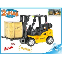 Mikro Trading Vysokozdvižný vozík 14cm kov 2-Play zpětný chod se světlem a zvukem
