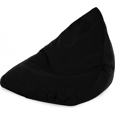 Bermudy sedací vak Sako čierny plyš