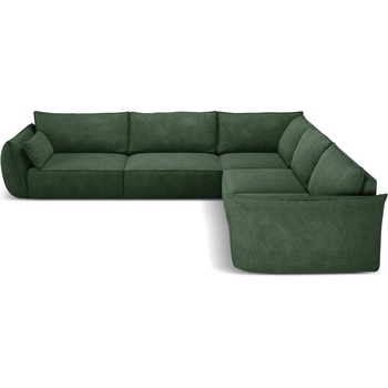 Mazzini Sofa Тъмнозелен ъглов диван (променлив) Vanda - Mazzini Sofas (MAZ_COR_142_F1_VANDA5)