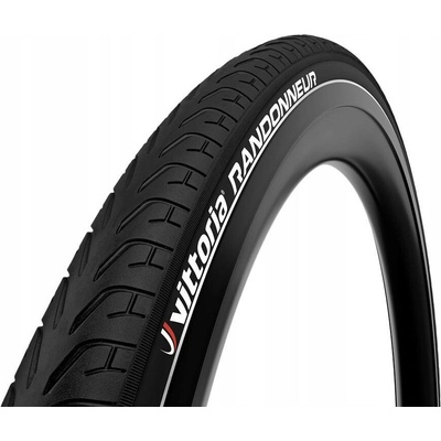 Pneumatika Randonneur 26x1,75, černá, drátová, s reflexním pruhem