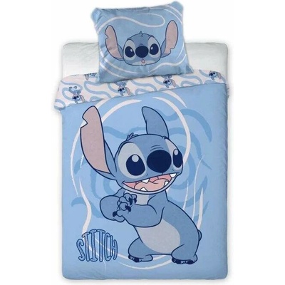 Faro Povlečení do postýlky Lilo and Stitch blue 100 x 135 cm 40 x 60 cm – Zboží Dáma