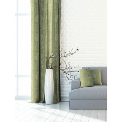 Výpredaj Dekoračné látky, Satinet Impresse, zelený, 150 cm 150 x 215 cm