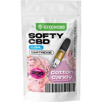 Czech CBD Softy CBD cartridge Cotton Candy 0,5 ml