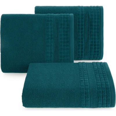 Eurofirany sada uterákov Cuba4 70 x 140 cm tmavotyrkysová 3ks