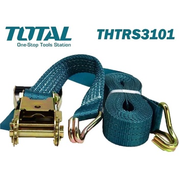 Image 1 of TOTAL Колан за укрепване на товари с тресчотен механизъм 50ммx10м, 1500-3000daN, TOTAL THTRS3101 (UNI-07010)