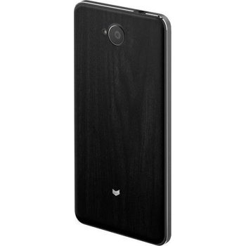 Nokia Ms lumia 650 back cvr blk wood (918)