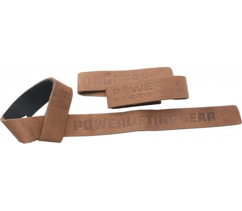 Power System Leather Lifting Straps PS-3320