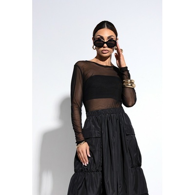 Miss City Official Top Sheer Sweet Black