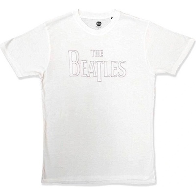 The Beatles Drop T Embroidered (Embellished) White S Риза (BEATTEE480MW01)