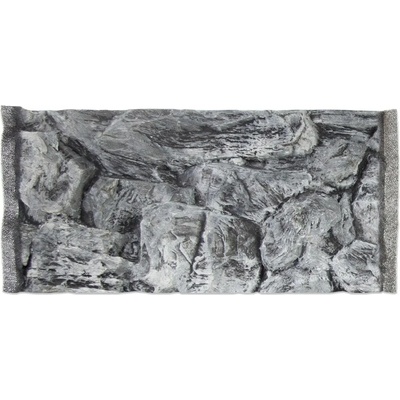 EKOL 3D Фон за аквариум 60x30см - СКАЛА СИВО