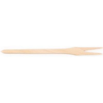 KOLIMAX Dřevěná vidlička se dvěma hroty, 27 cm