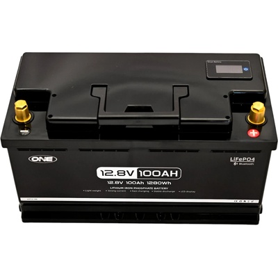 One LiFePO4 100Ah right+