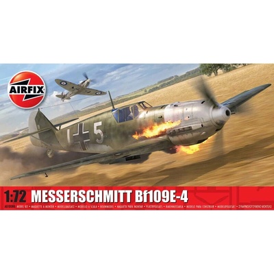 Airfix Classic Kit letadlo A01008B Messerschmitt Bf109E-4 1:72