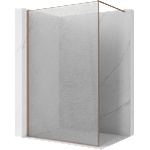 Mexen Kioto Преградна стена за душ Walk-in 90 x 200 cm, прозрачно накъдрено 12 mm, (800-090-101-65-04-X)