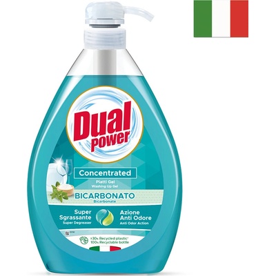 Dual Power Bicarbonato Prípravok na umývanie riadu 1 l