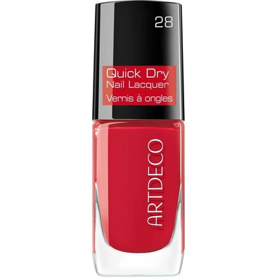 Artdeco Quick Dry Nail Lacquer Rýchloschnúci lak na nechty 10 ml 28 Cranberry Syrup