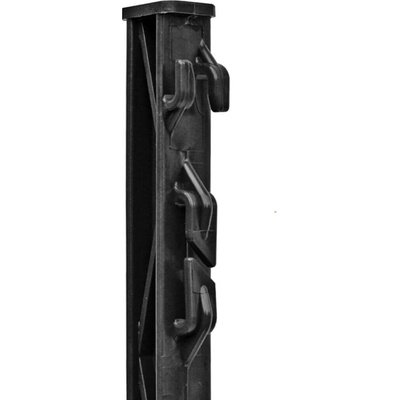 VNT electronics s.r.o. Plastový sloupek pro elektrický ohradník, délka 105 cm, 8 oček, černý