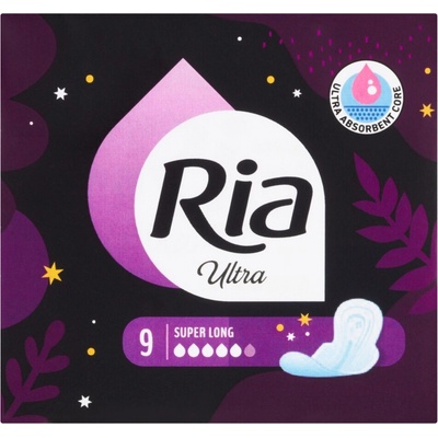 Ria Ultra super plus long dámske vložky 9 ks