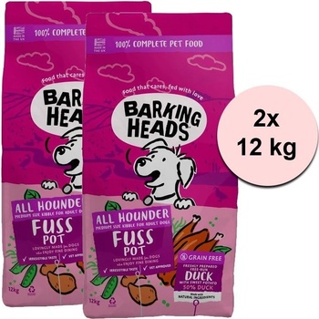 Barking Heads All Hounder Fuss Pot Duck 2 x 12 kg