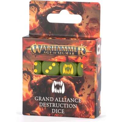 Games-Workshop Kocky Warhammer Age of Sigmar Grand Alliance Destruction Dice 16 ks