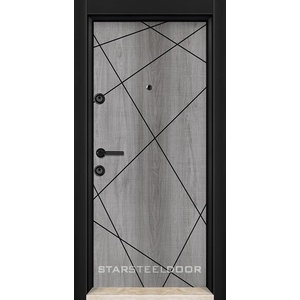 Starsteeldoor Блиндирана врата Parkdor M-01 Сив дъб (цена без монтаж)