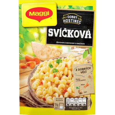 MAGGI Dobrý Hostinec Sviečková cestoviny s omáčkou vrecko 153 g
