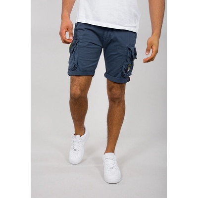 Alpha Industries Crew short Patch New Navy pánske šortky modrá