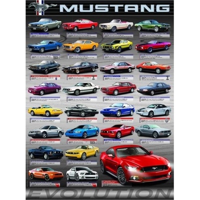 Eurographics Ford Mustang Evolution II 1000 dielov