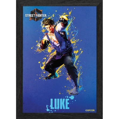 Pixel Frames PLAX Street Fighter 6: Luke 25x30