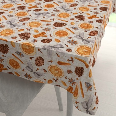 Biante Dekorační obdélníkový ubrus Leona LN-171 Vůně podzimu 130x220 cm