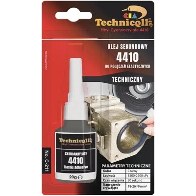 Technicqll Elastické sekundové lepidlo 4410 20 g