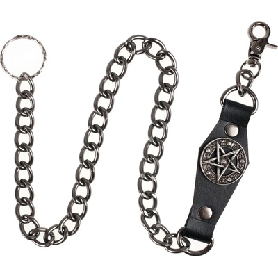 FALON Верига Pentagram - Тъмно сребро - PSY684